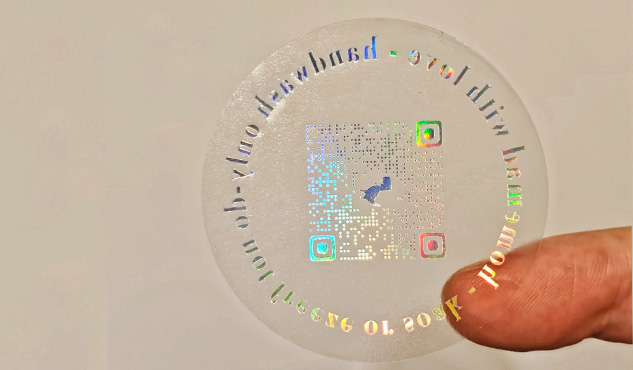 Clear & Holographic Foil Stickers